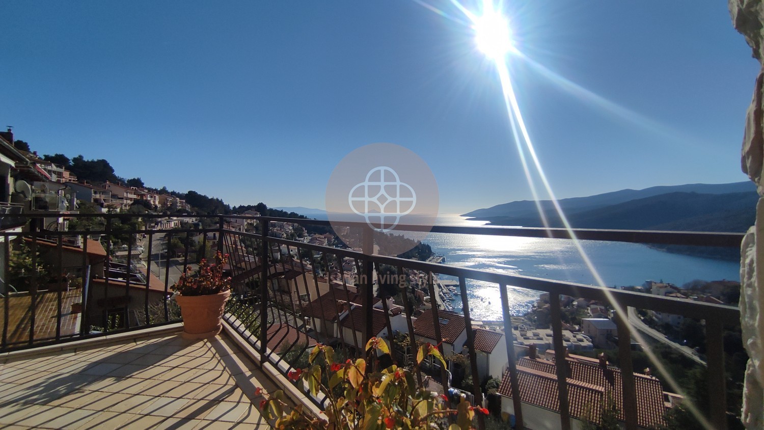 Photo of Luxury apartment with sea view # Separate access, private yard + parking! * ISTRIA, RABAC