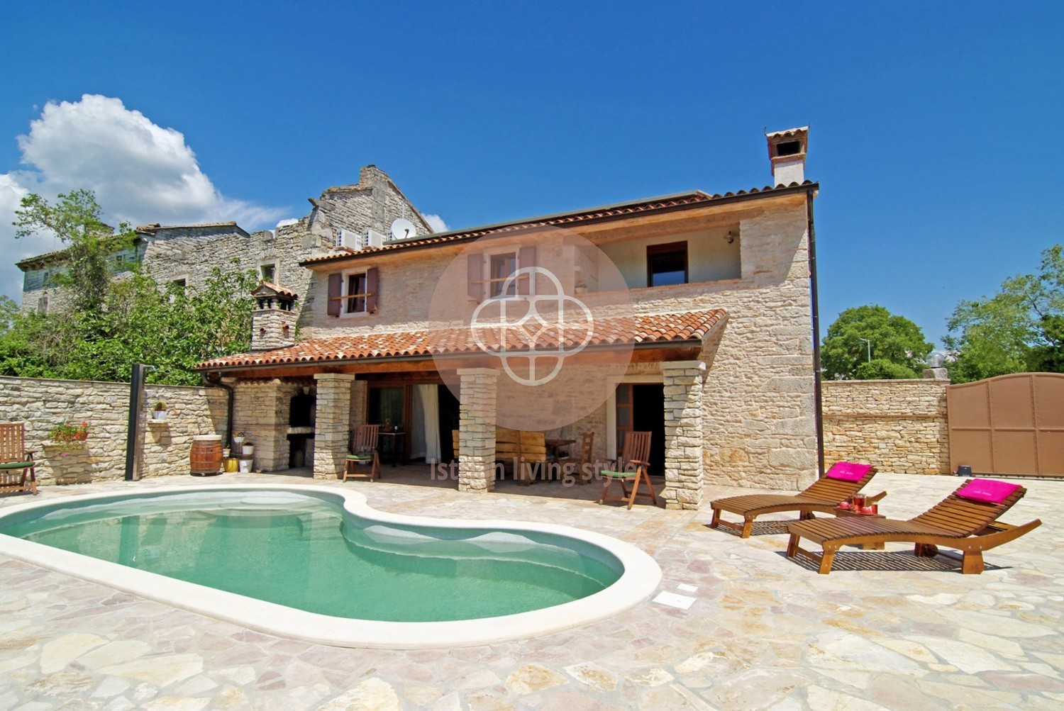Istria - Villa Milica: Fantastic renovated stone house with Eco awards Accommodation in Barban