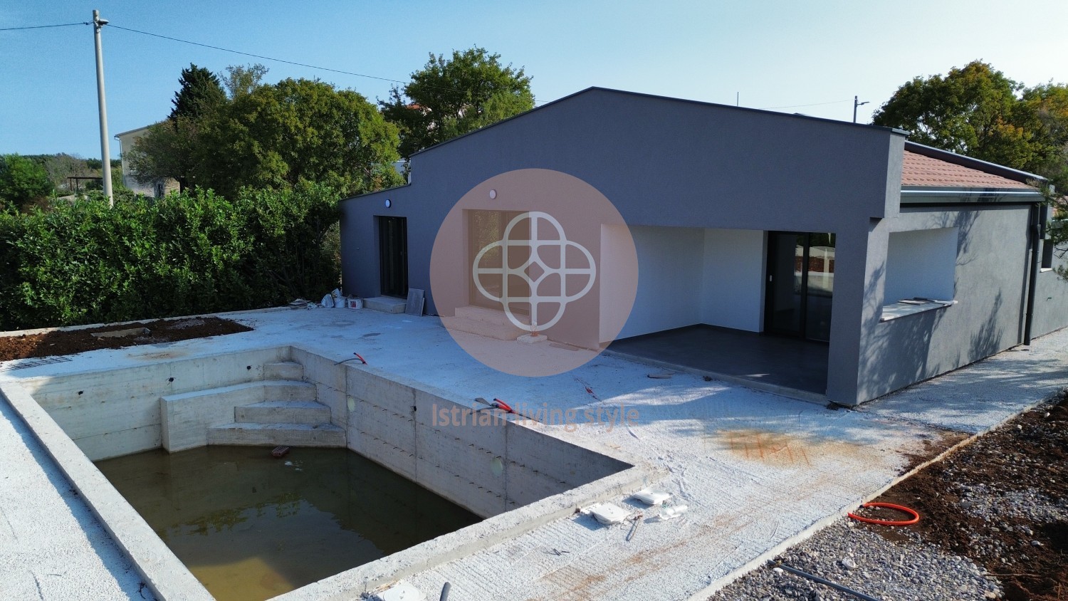 Photo of New construction with a swimming pool in the village of Rebići near Barban!