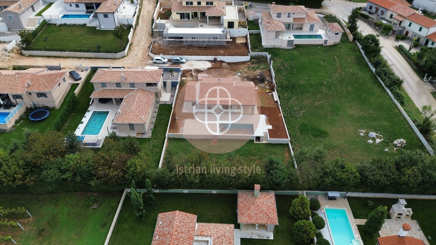 Photo of LABIN, Surroundings! Modern villa with swimming pool under construction