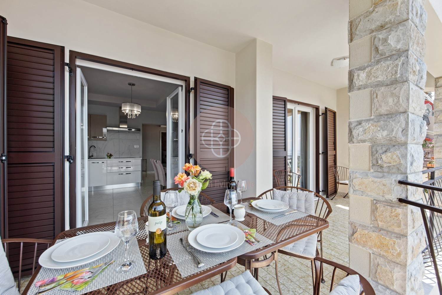 Photo of Fantastic apartment house in Rabac with a sensational view of the sea