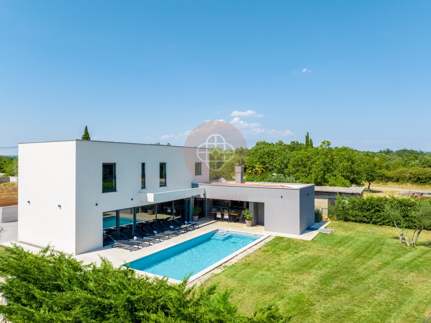 An impressively beautiful villa in a great location, near Labin, Istria Accommodation in Labin
