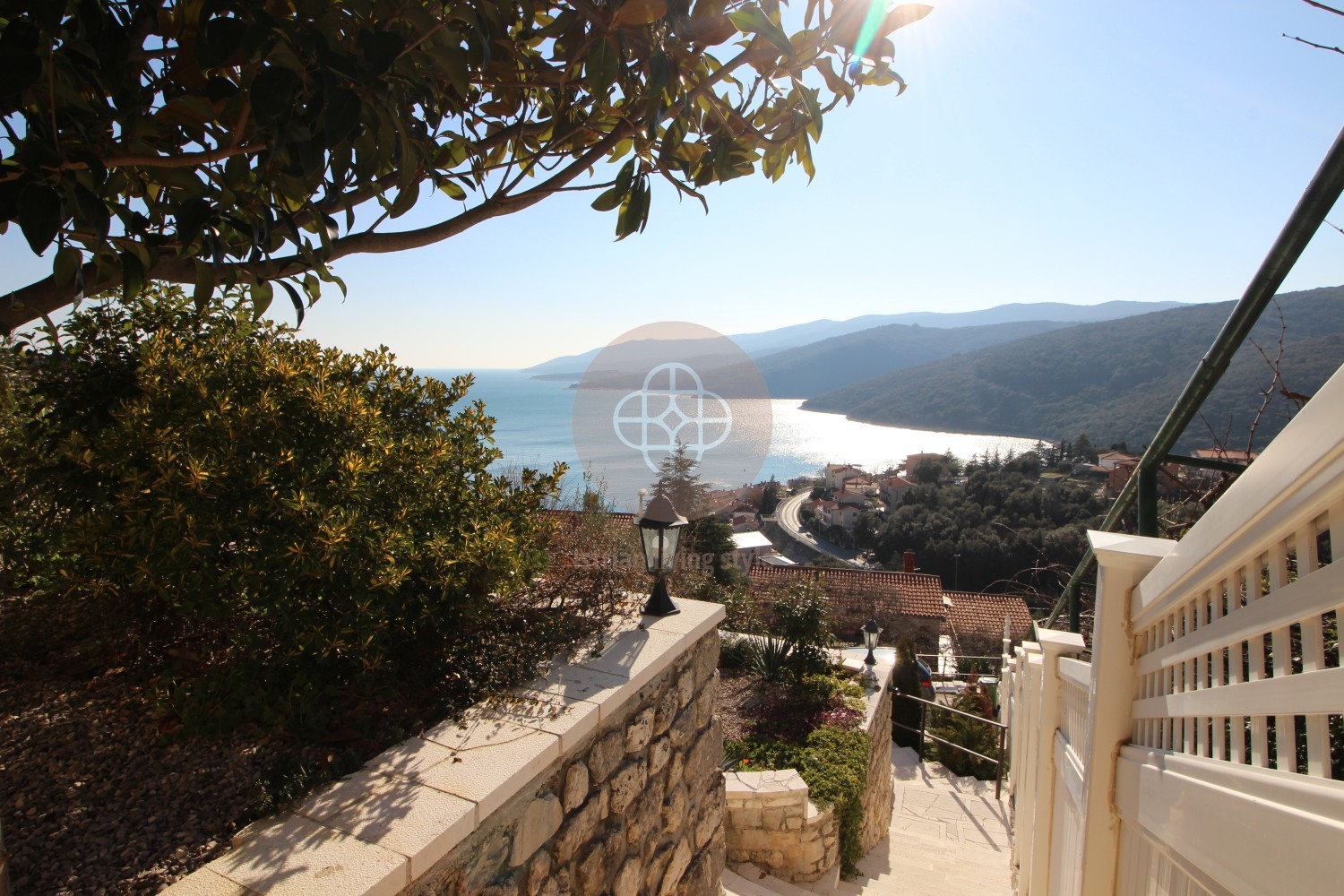 Photo of Fantastic apartment house in Rabac with a sensational view of the sea