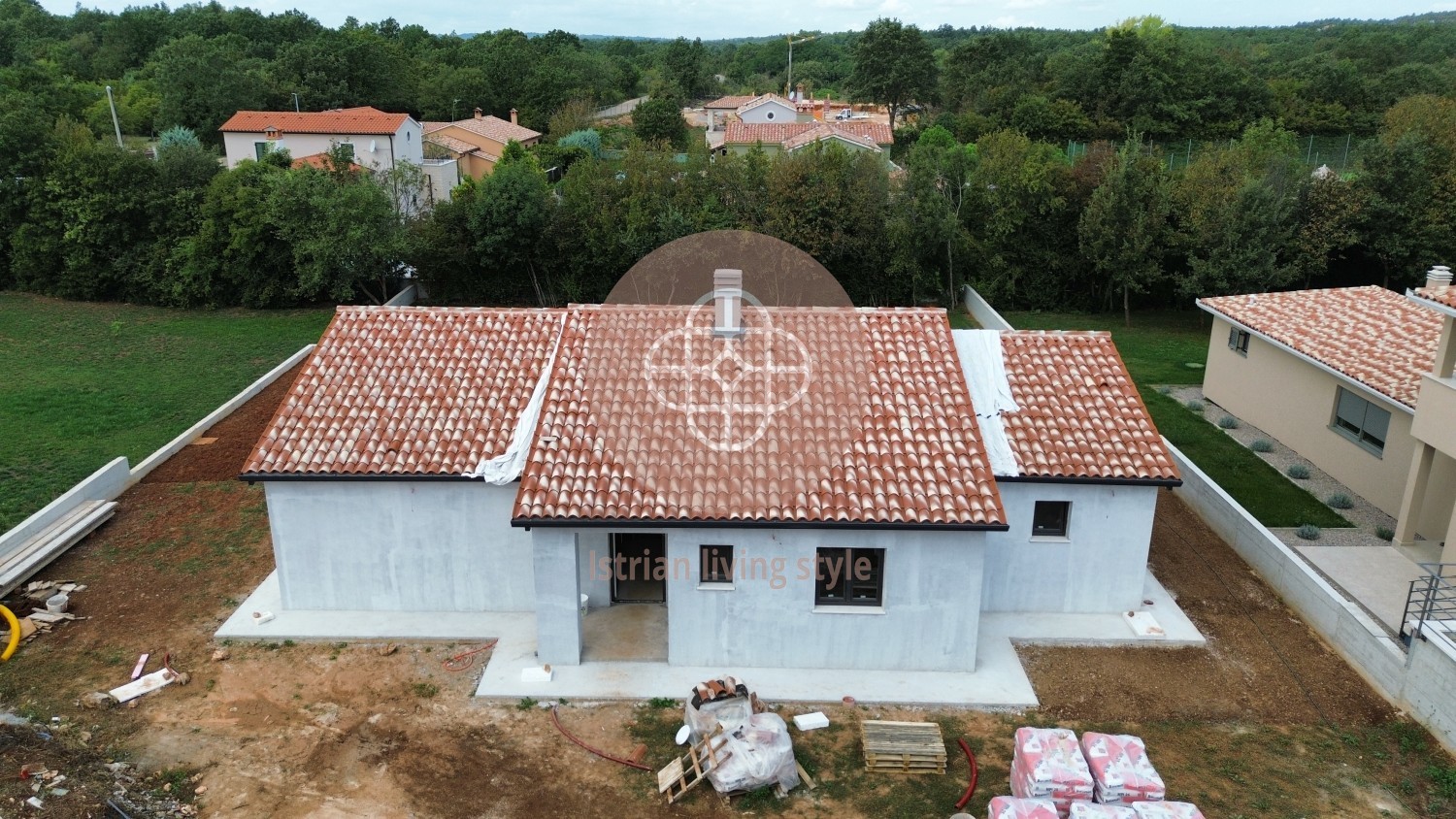 Photo of LABIN, Surroundings! Modern villa with swimming pool under construction