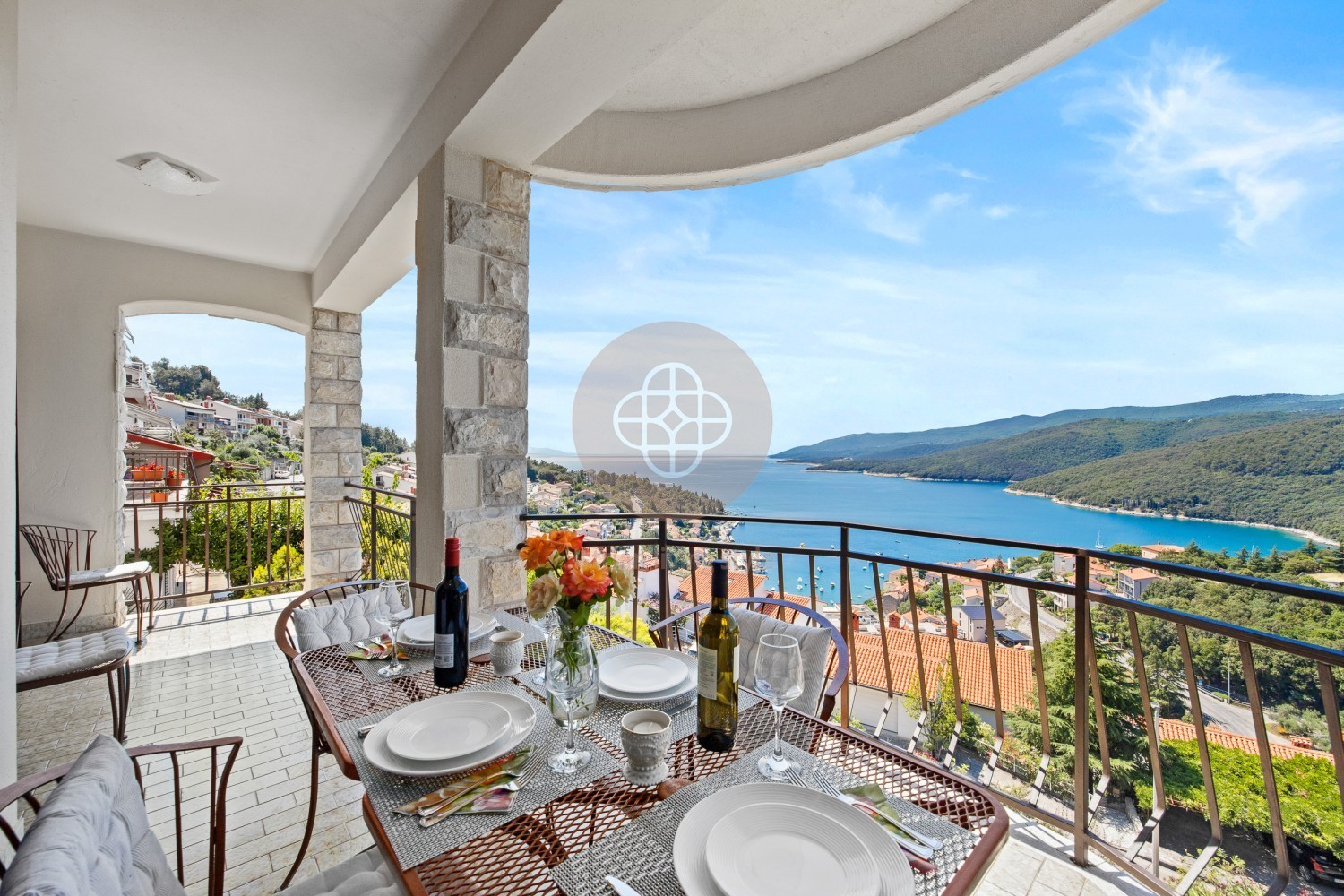 Photo of Fantastic apartment house in Rabac with a sensational view of the sea