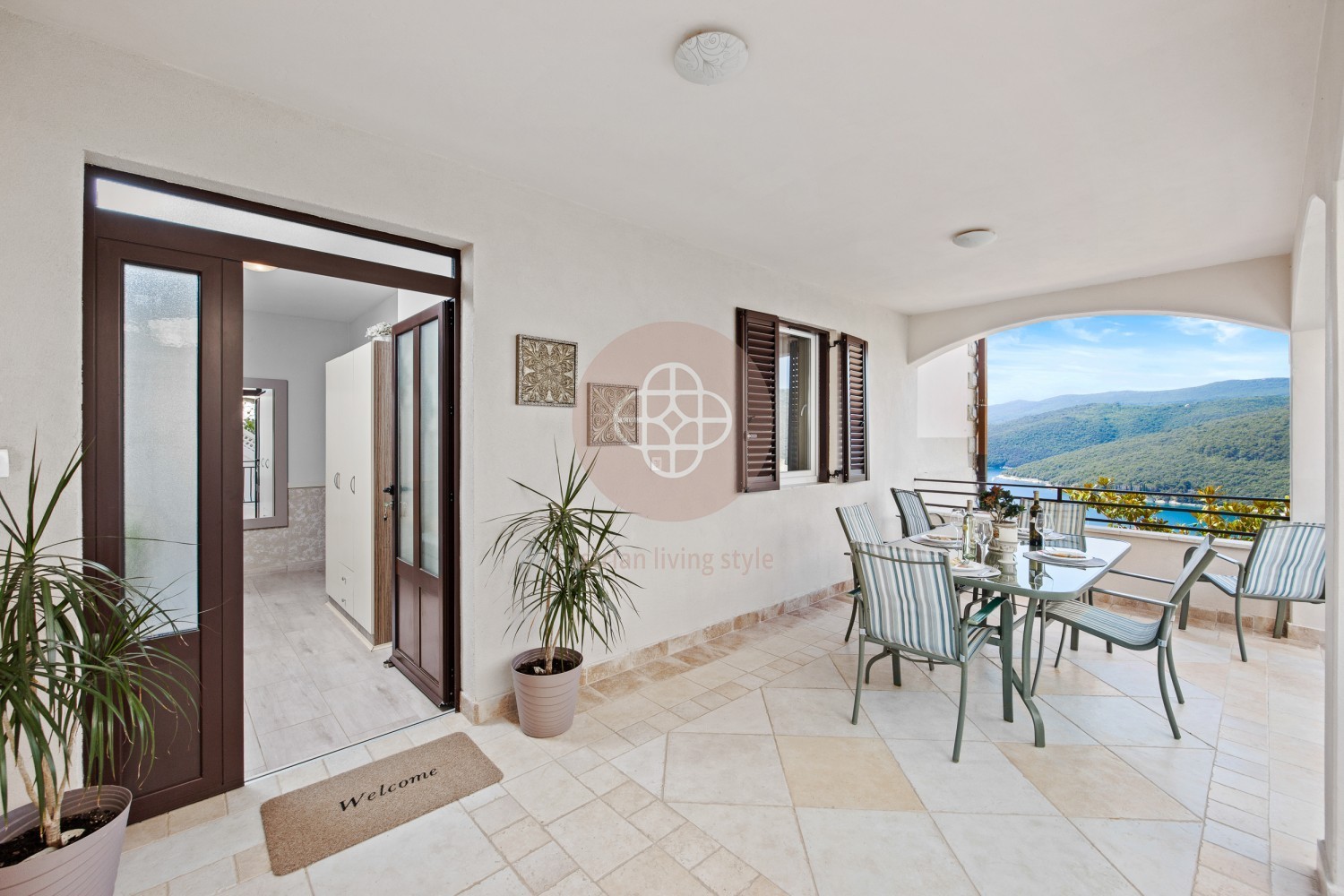 Photo of Fantastic apartment house in Rabac with a sensational view of the sea