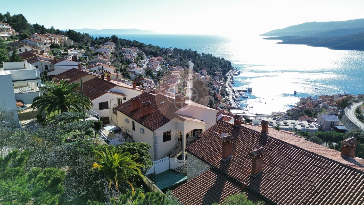 Fantastic apartment house in Rabac with a sensational view of the sea Accommodation in Labin