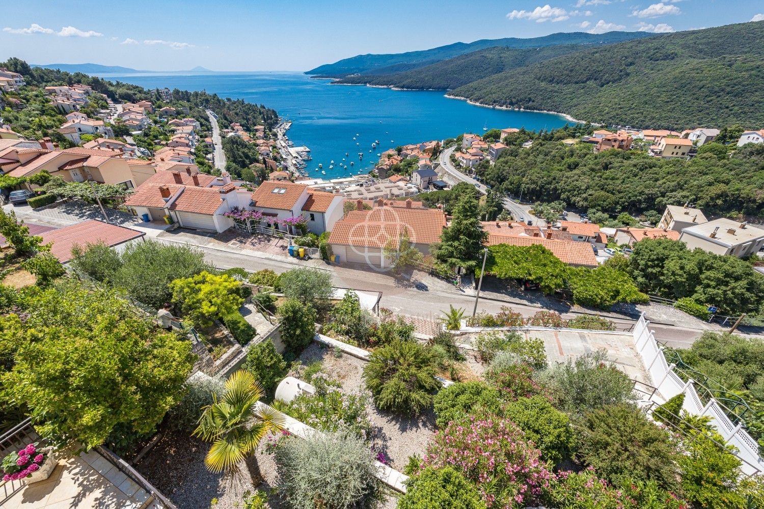 Photo of Luxury apartment with sea view # Separate access, private yard + parking! * ISTRIA, RABAC