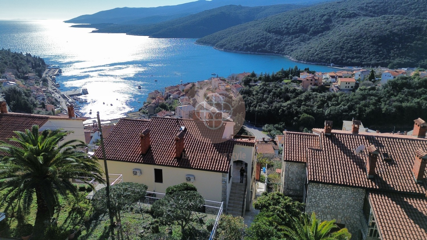 Photo of Fantastic apartment house in Rabac with a sensational view of the sea