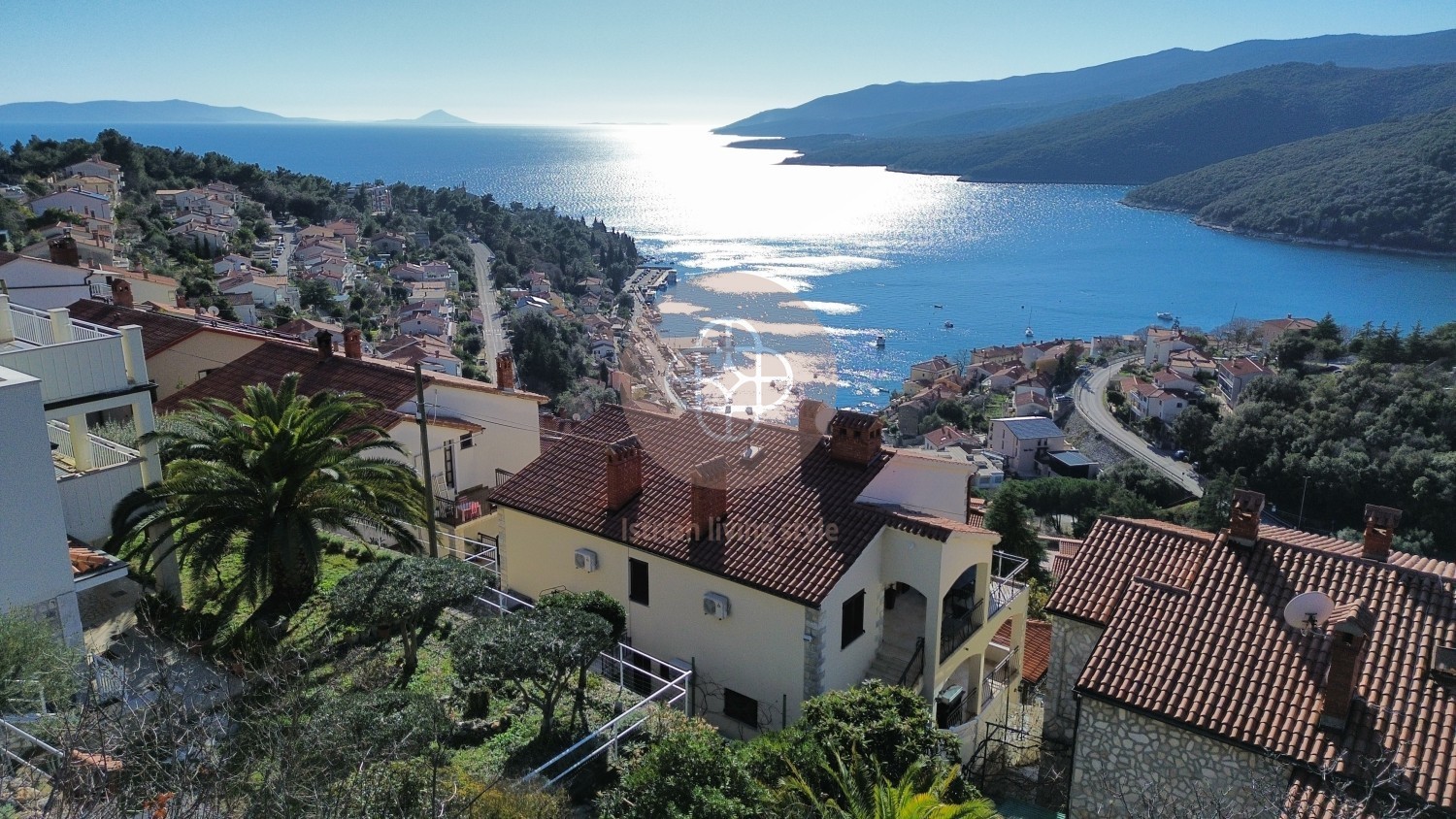 Photo of Luxury apartment with sea view # Separate access, private yard + parking! * ISTRIA, RABAC