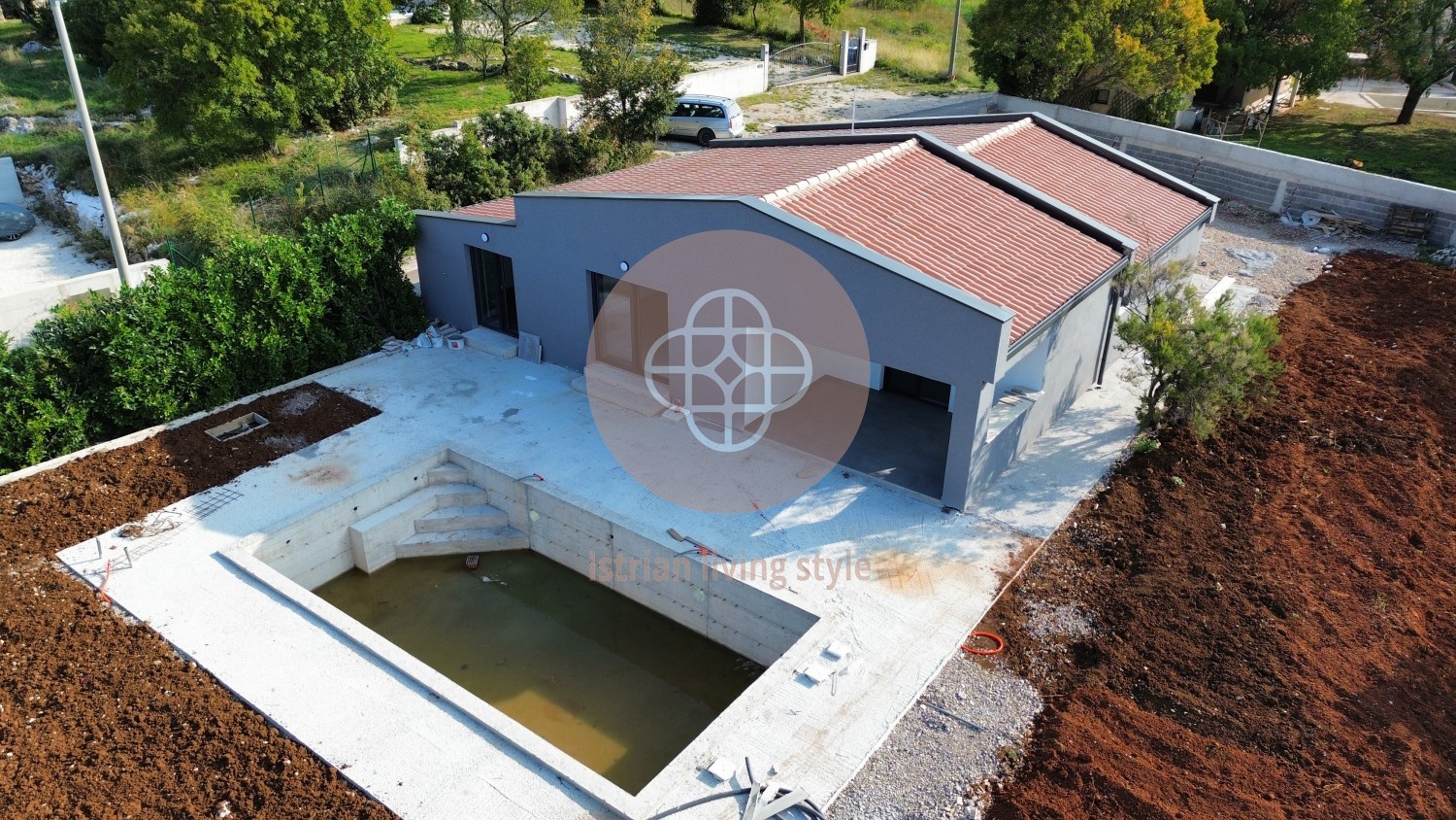 Photo of New construction with a swimming pool in the village of Rebići near Barban!