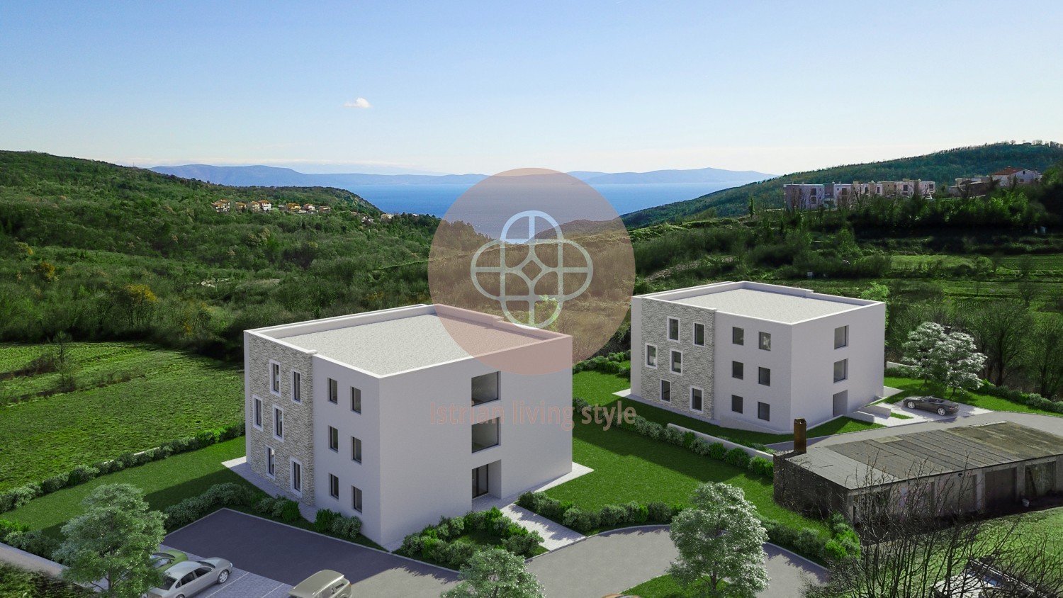 TOPInvest * Apartment with sea view in exposed location Accommodation in Labin